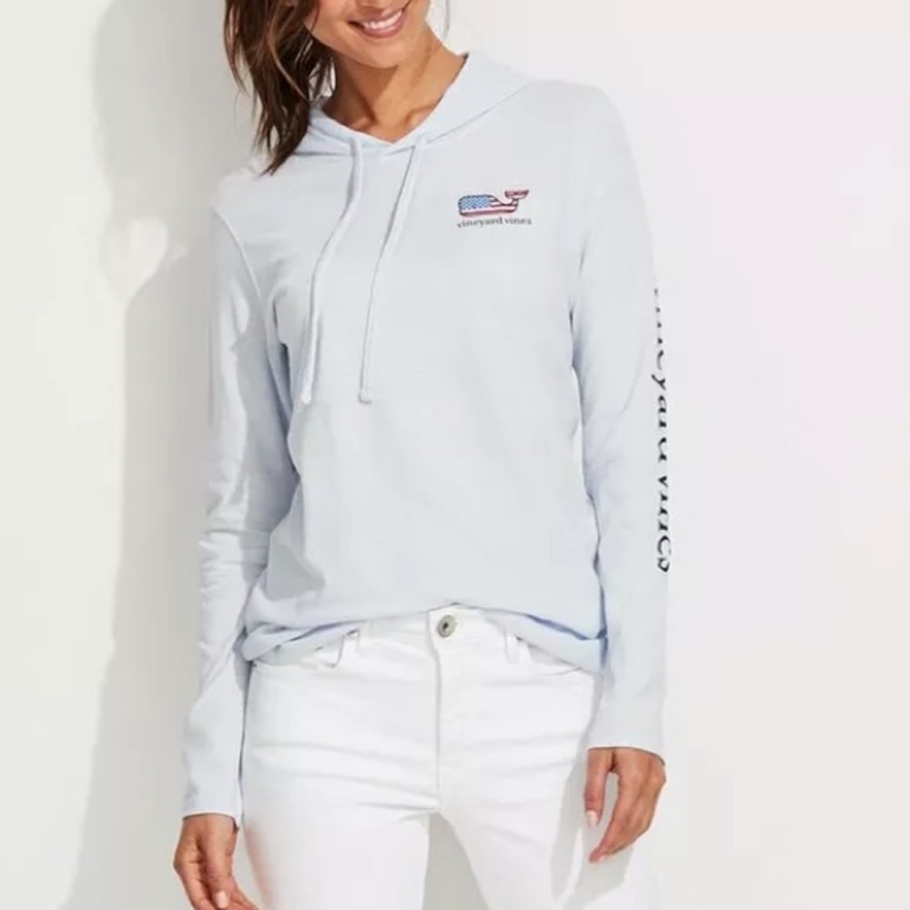 NWT Vineyard Vines Limited Edition USA Whale Hoodie